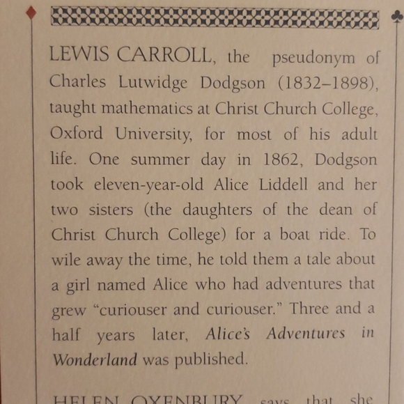 Alice's Adventures in Wonderland by Lewis Carroll - Picture 7 of 8